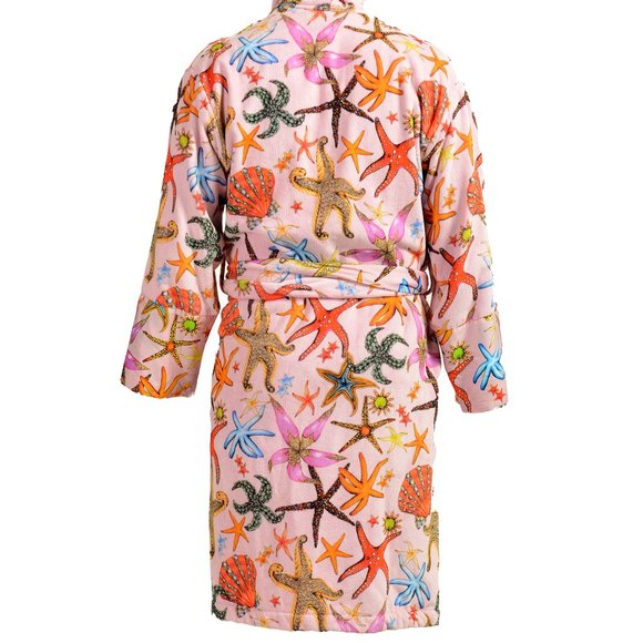 Versace Men's Multi-Color 100% Cotton Belted Bathrobe US XL IT 54 - Picture 4 of 5